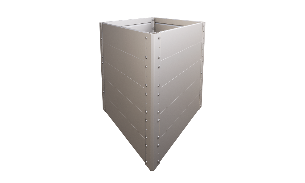 4-sided Modular Aluminium Panel Box